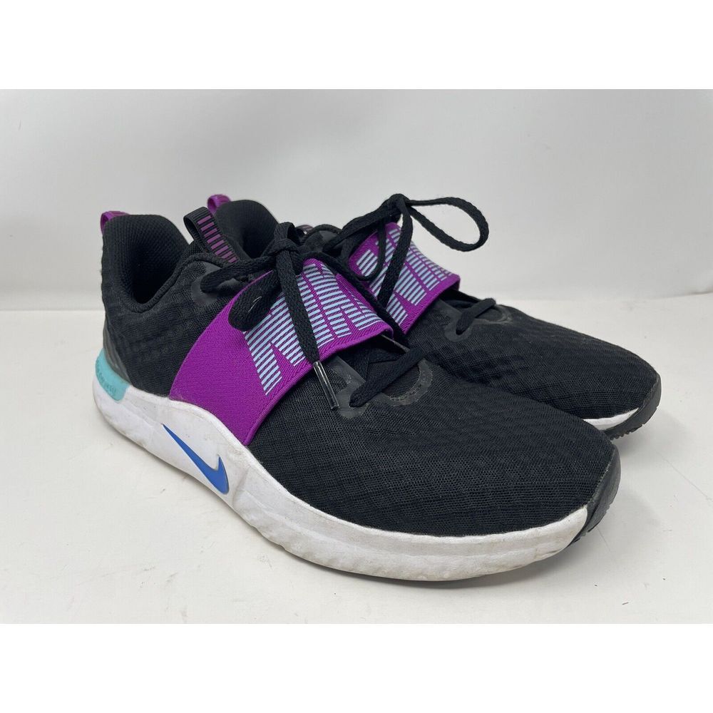 Nike Renew In-Season TR 9.5Women's Training Shoes Sz 9.5 Black-Purple AR4543 007